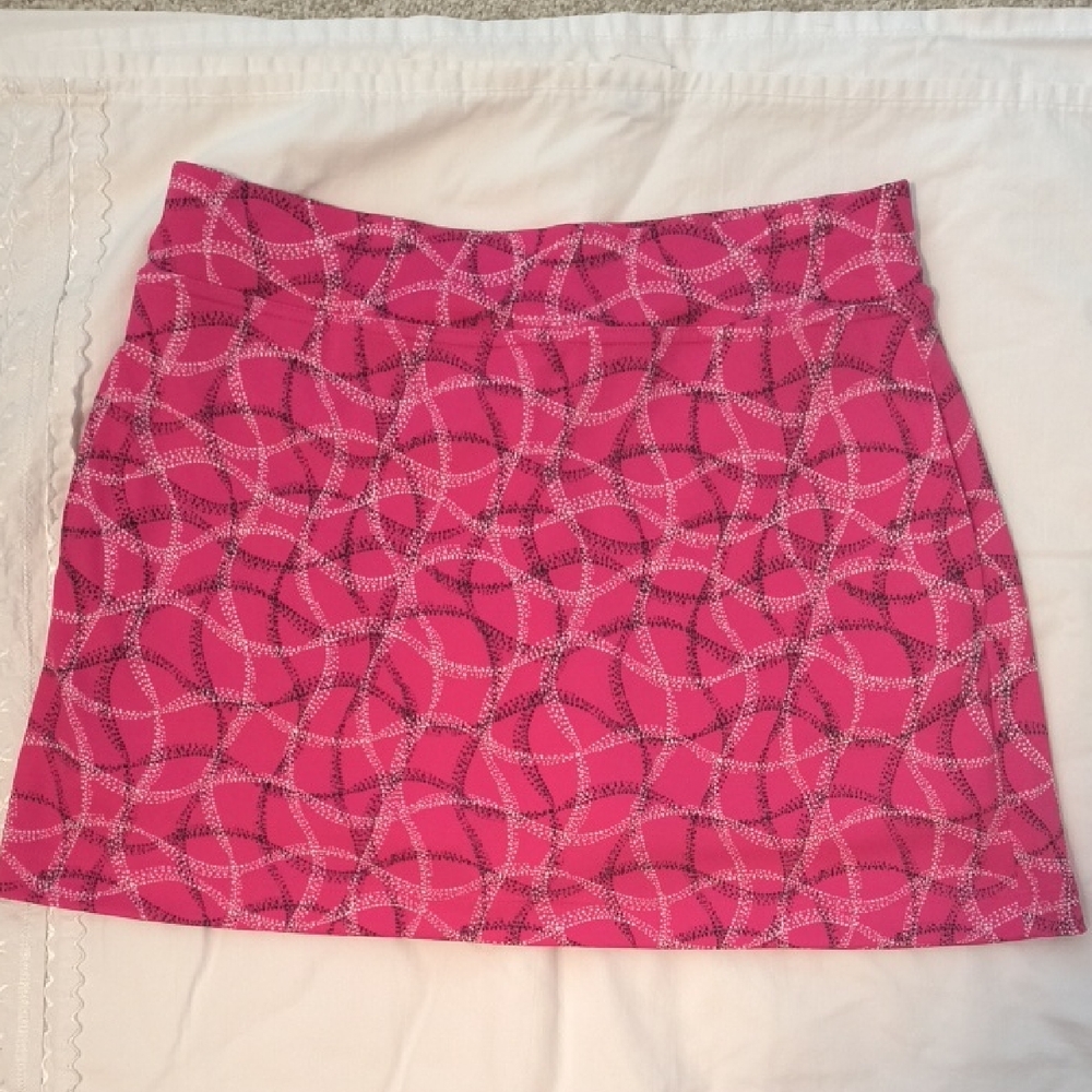 Callaway Pink Geometric Women's A-Line Golf Skort Size Small. Excellent Conditio